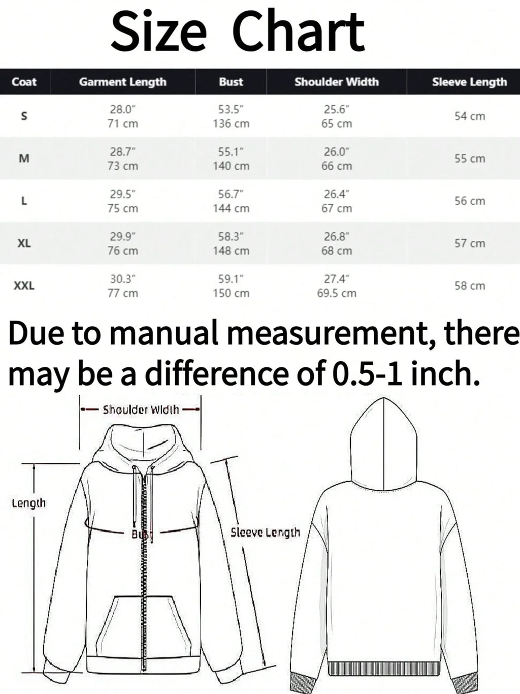 Casual Letter Print Jacket for Men Follow Your Hear Polka Dot All-Over Print Long Sleeve Autumn Sweatshirt Zipper Hoodie