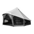 Canvas Bell Yurt Tents 4 Seasons Large Waterproof and Windproof Luxury Glamping Tent w/Stove Jack for Family Outdoor Camping Hu