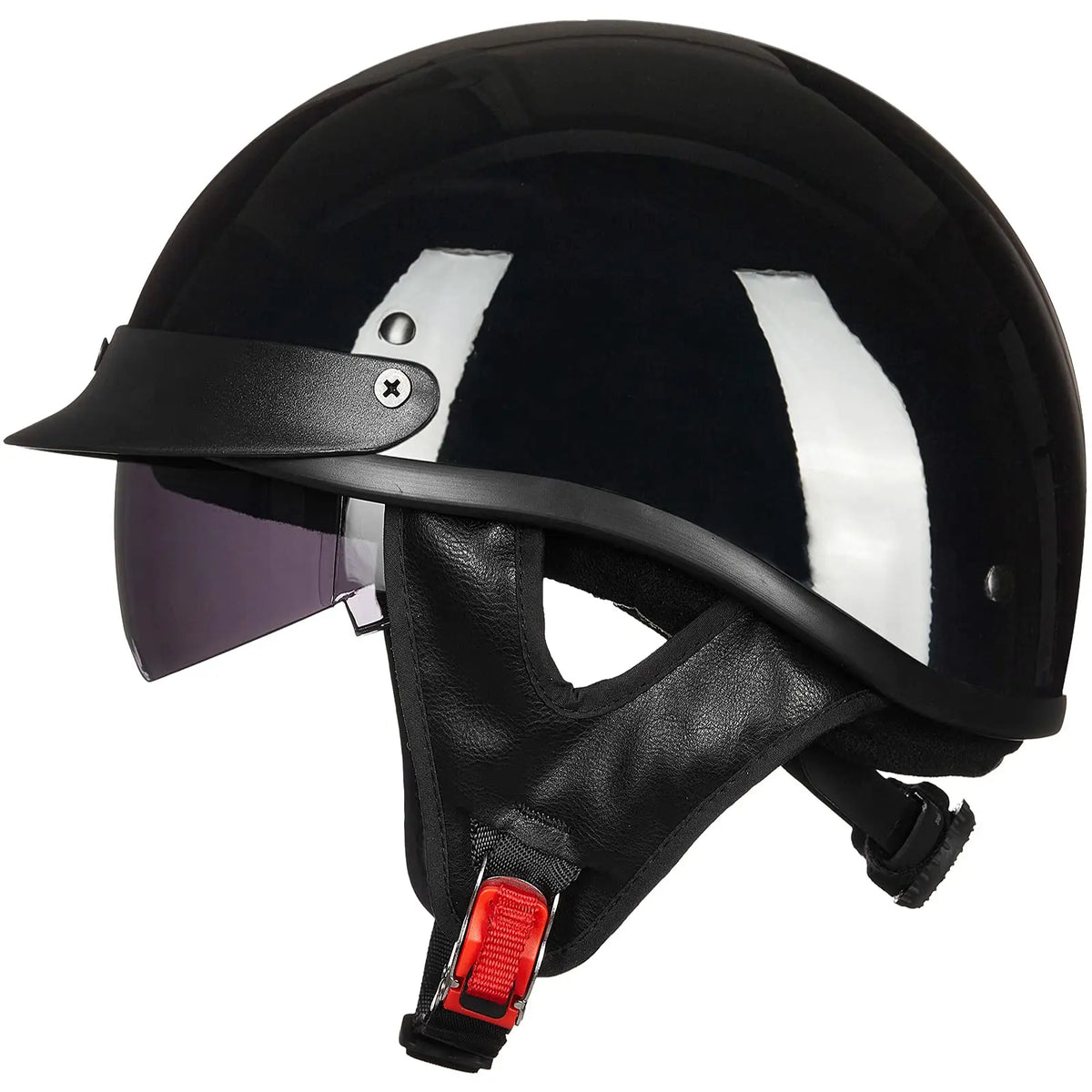 Retro Half Helmet Motorcycle Cruiser Helmet German Style Vintage Casco Moto Open Face Chopper Biker Pilot DOT Capacetes Para