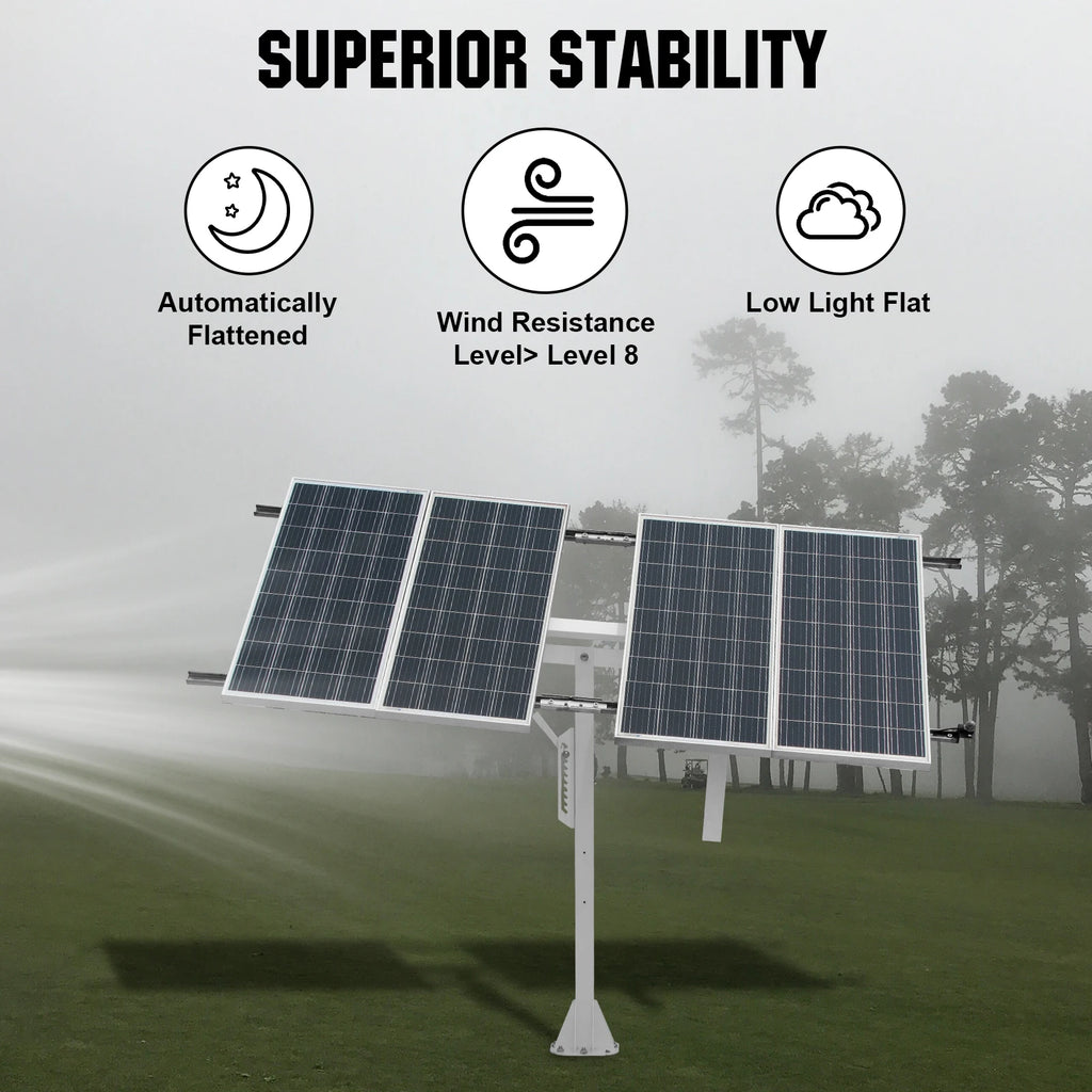 ECO-WORTHY Solar Panel Single Axis Tracking System (Increase 30% Power) with Tracker Controller,High Stability for Yard/Farm