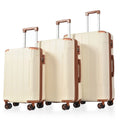 Luggage Sets 3 Piece, Expandable Hard shell ABS Suitcases with Double Spinner, Travel luggage Set with TSA Lock (20/24/28inch)