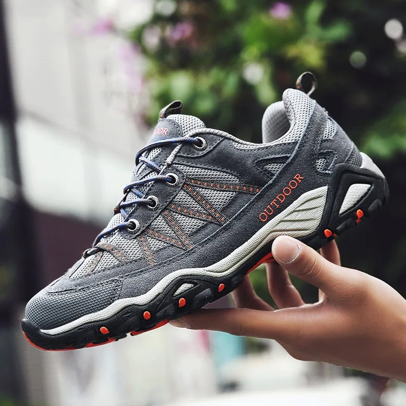 Men's Women's Hiking Shoes Outdoor Trekking Lightweight Cushioning Wading Trail Running Walking Shoes Sports Tourist Footwear
