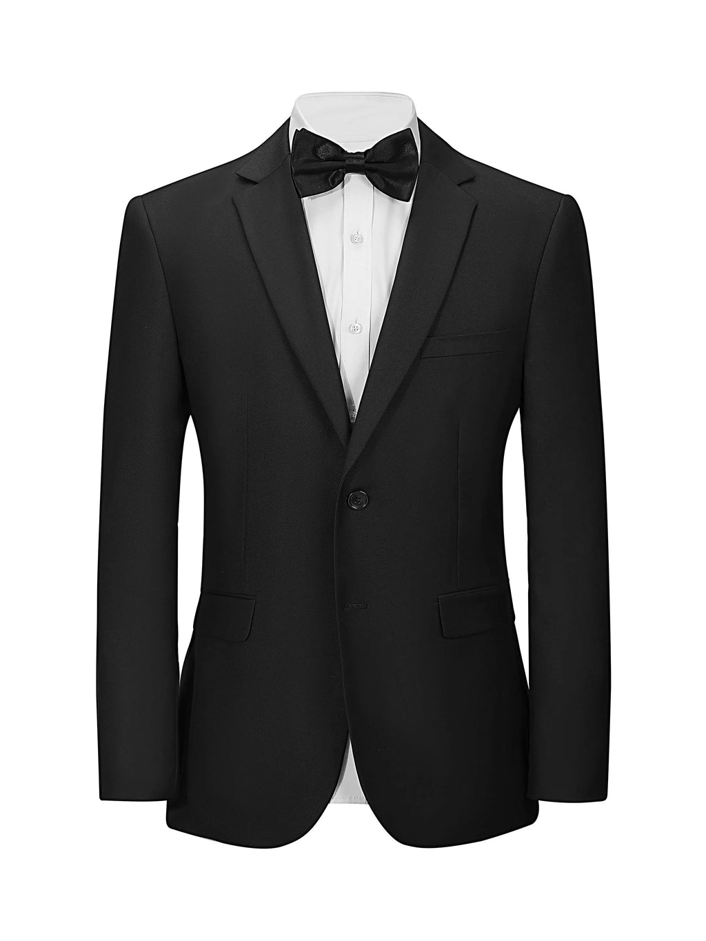 Big & Tall Men's 3-Piece Suit: Jacket+Vest+Pants V-Neck, Gentleman Style, Tailored. For Business, Parties, Weddings.