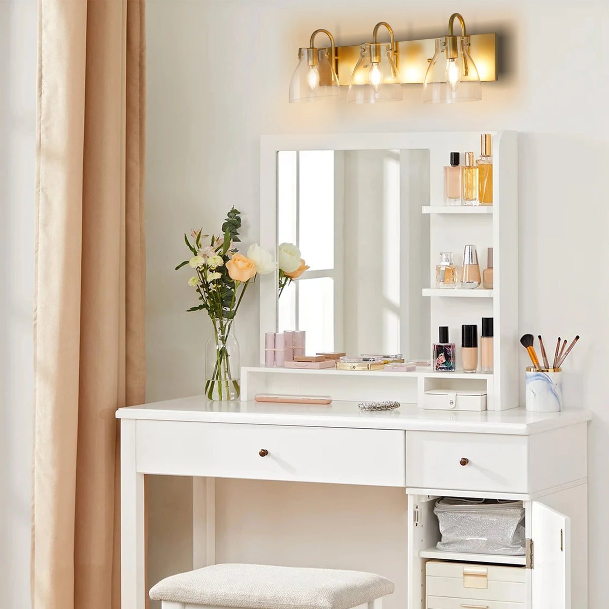 3-Light Vanity Lights For Bathroom Light Fixtures For Bathroom Above Mirror Bathroom Vanity Light Bathroom Light Fixtures