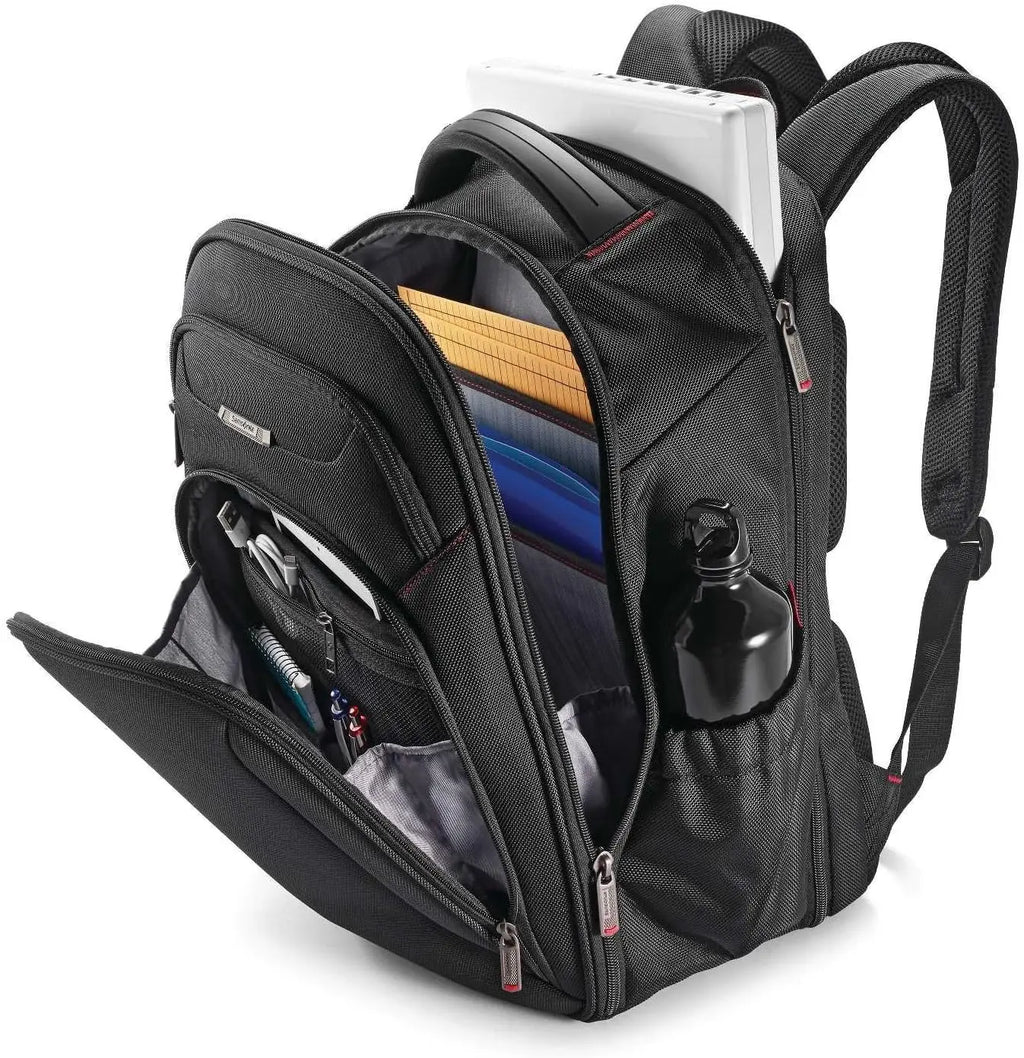 Large Checkpoint Friendly Backpack in Black, Durable and Spacious for Travel