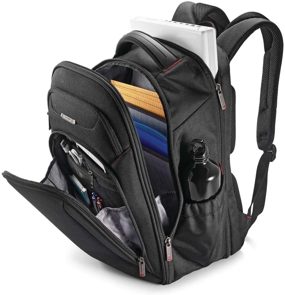 Large Checkpoint Friendly Backpack in Black, Durable and Spacious for Travel
