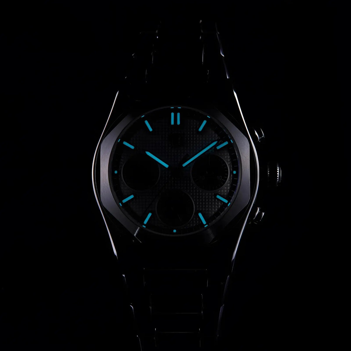 BETTIMER B8002 Men's Mechanical Chronograph Watch ST1903 Movement 38.5mm 316L Stainless Steel Sapphire Luminous Watches for Men