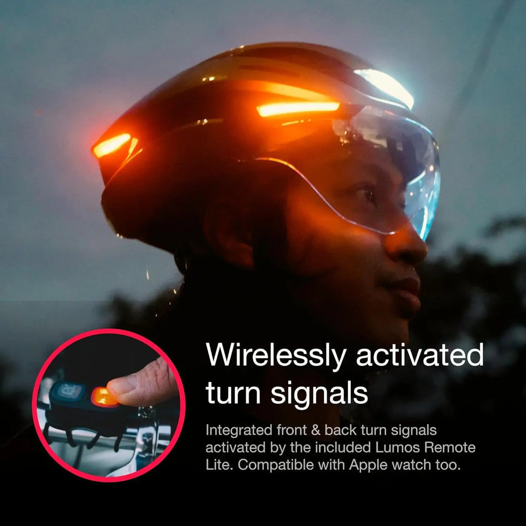 Smart E-Bike Helmet with LED Lights, Retractable Shield & App Control for Cycling Safety