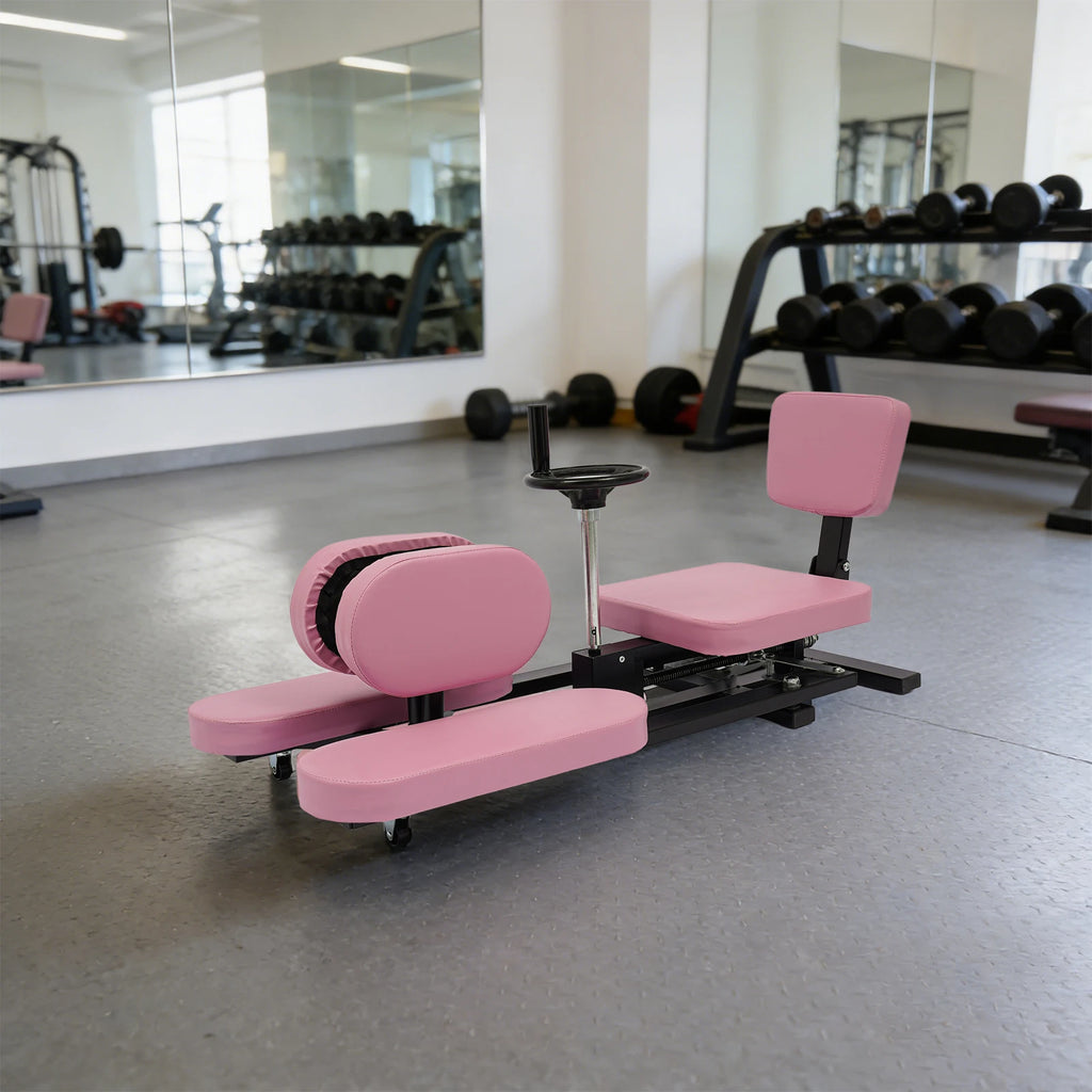 Stretching Equipment Leg Stretcher Flexibility Trainer Adjustable Pink Split Machine Hip Opening Stretch Aid for Yoga Dance