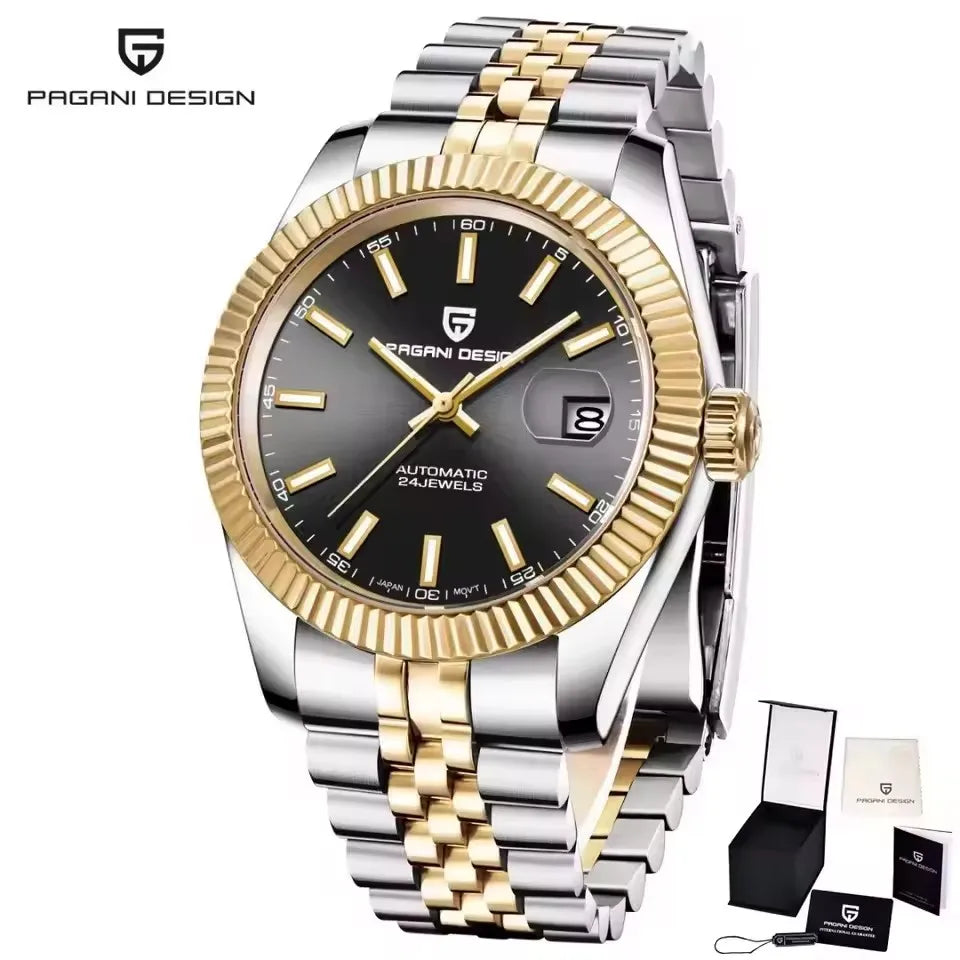 PAGANI DESIGN DD42 log dating Men watch Mechanical Watches Luxury Automatic Watch Men Sapphire waterproof Wrist Watches for men