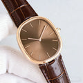 Customized luxury women's watch, 35-40mm diameter, imported calfskin strap, 9015 automatic winding movement