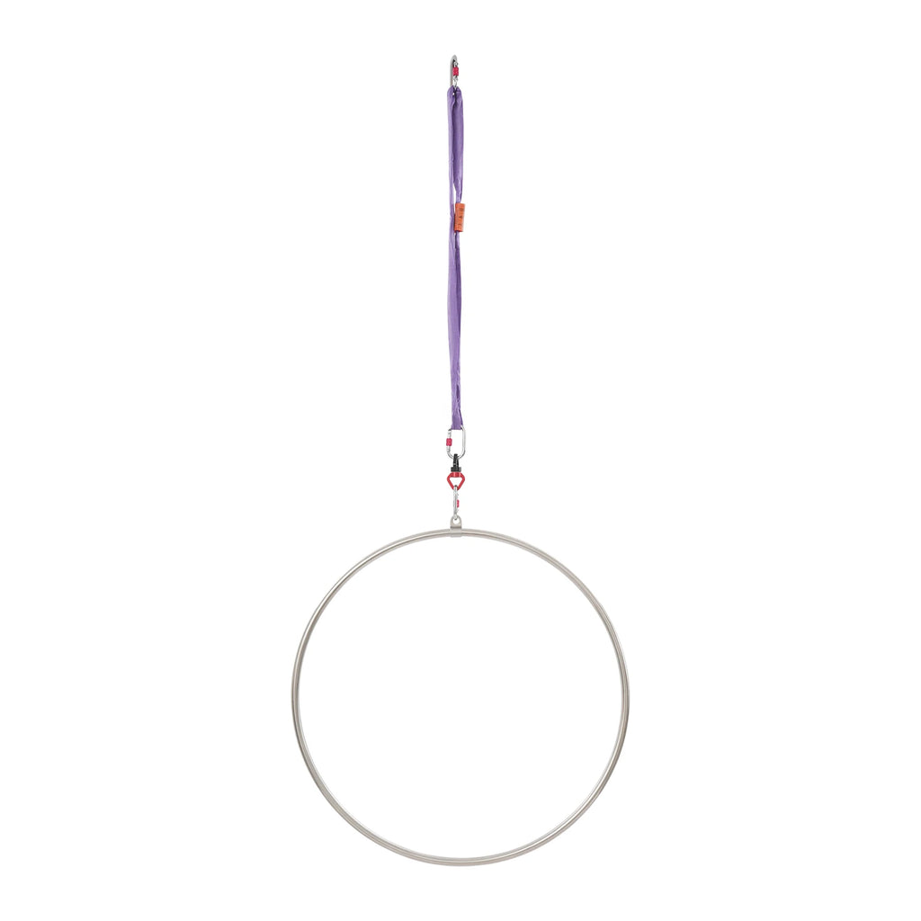 Aerial Yoga Hoop, 95CM Aerial Hoop Set Single Point Lyra, 37.4 Inch Diameter Fitness Training Equipment, Stainless Steel