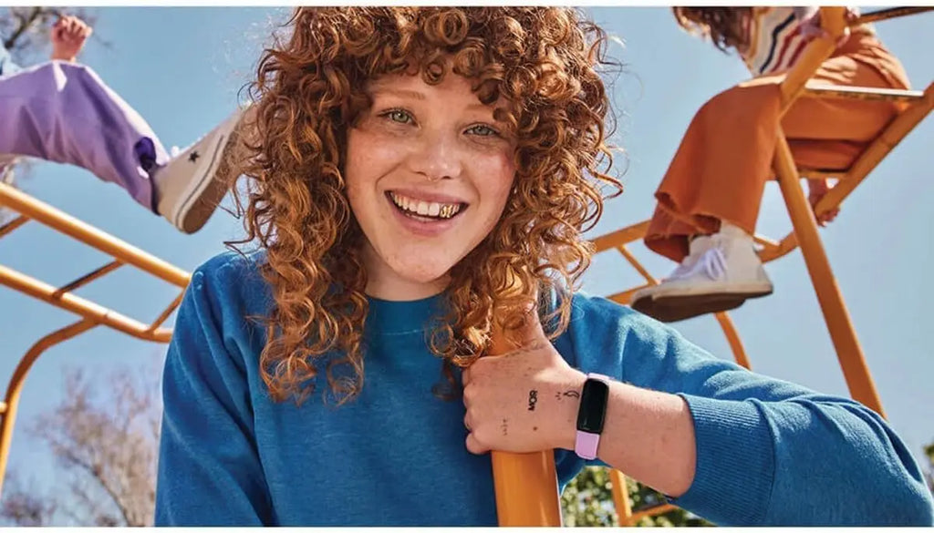 Health & Fitness Tracker with Stress Management, Workout Intensity, Sleep Tracking, Heart Rate Monitor, Lilac Bliss/Black