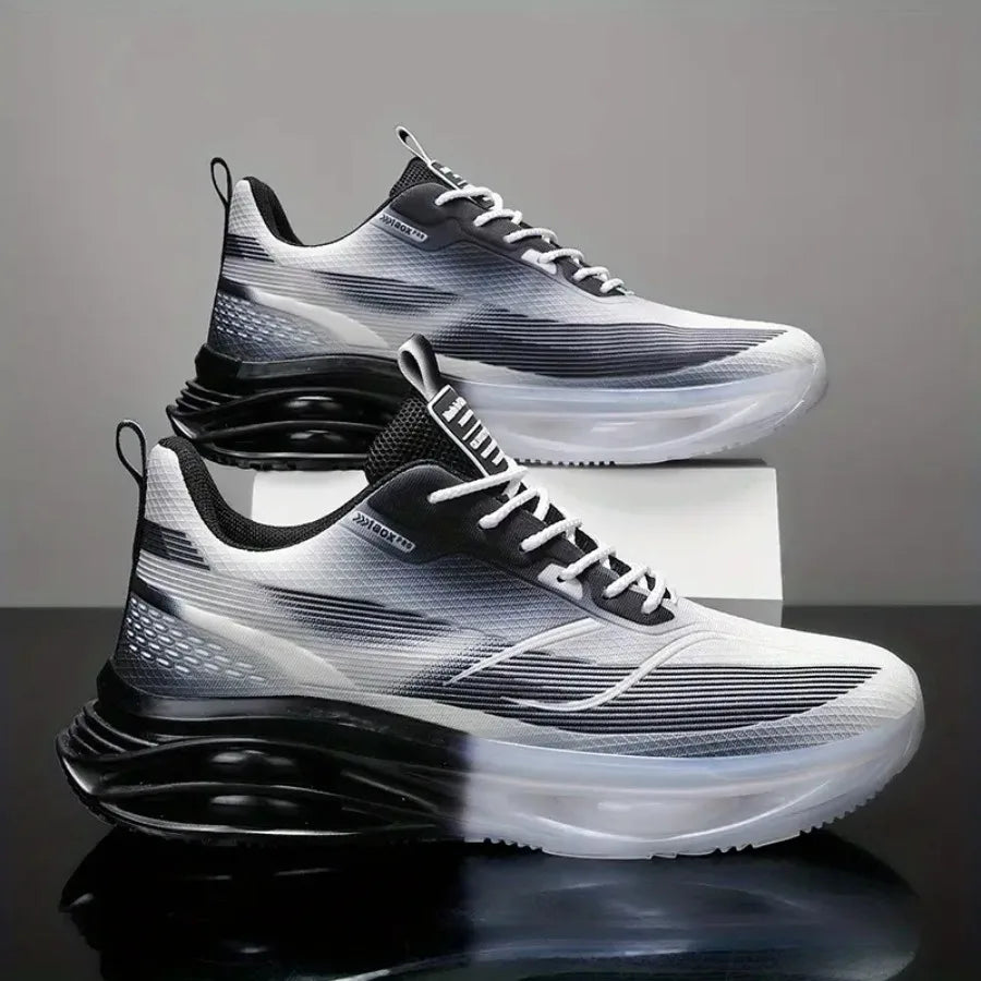 Men's lightweight breathable shoes - low cut stable design suitable for outdoor walking running and hiking - all season white a