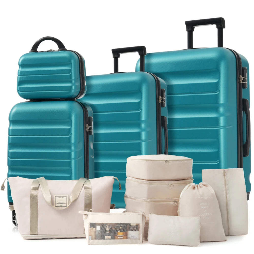 Hardshell Luggage Set - Lightweight & Durable Suitcases with Dual Spinner Wheels Carry-On & Check-In Sizes for Travel & Business