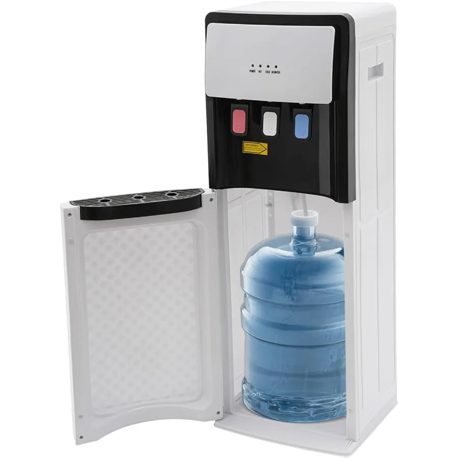 Bottom Loading Water Cooler Dispenser for 5 Gallon Bottles Cold Hot Room Water Cooler Dispenser Lower-Loading Water Cooler with