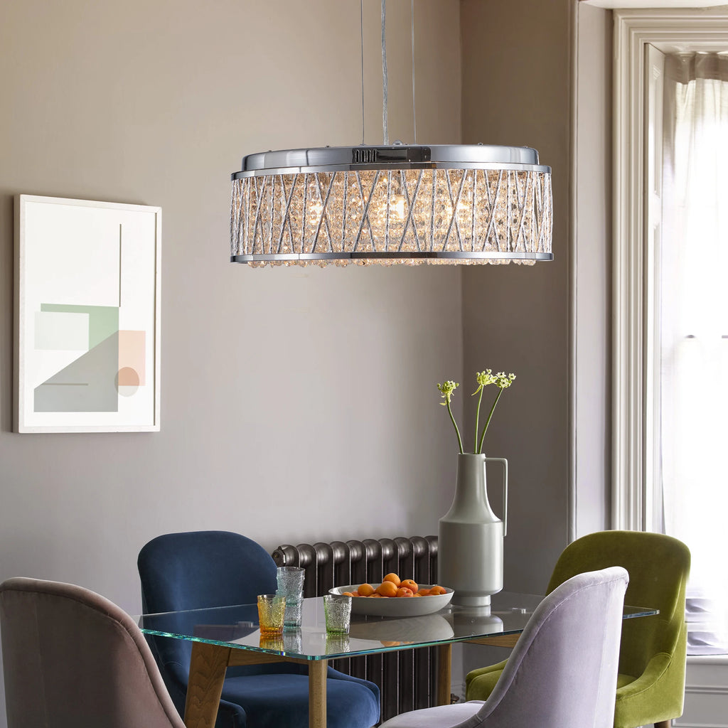 Popular Luxury Design Crystal Lamps, Round Crystal Ceiling Decorations, Crystal Chandeliers for Bedroom Dining Room Living Room
