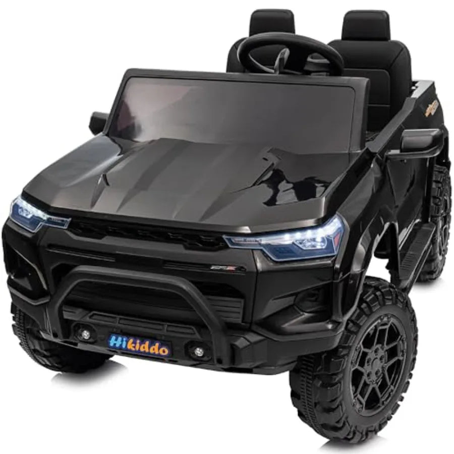 24V 10Ah Ride on Toy for Big 4WD 2 Seater Electric SUV Car to Drive w/Remote Control 4x200W Motors - Black