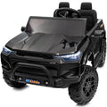 24V 10Ah Ride on Toy for Big 4WD 2 Seater Electric SUV Car to Drive w/Remote Control 4x200W Motors - Black
