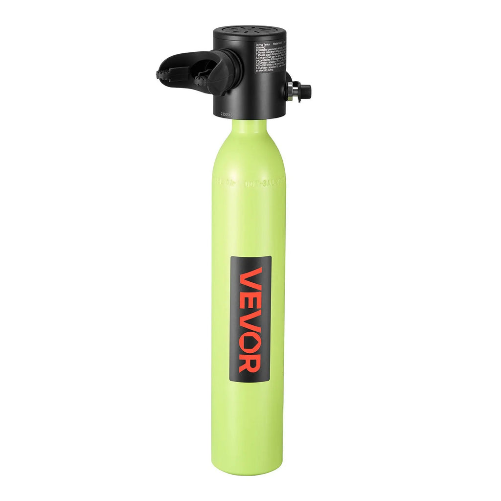 Mini Scuba Tank, 0.5L Portable Diving Tank for Underwater Breathing, Reusable Lung Diving Cylinder up to 10 Minutes Dive Time
