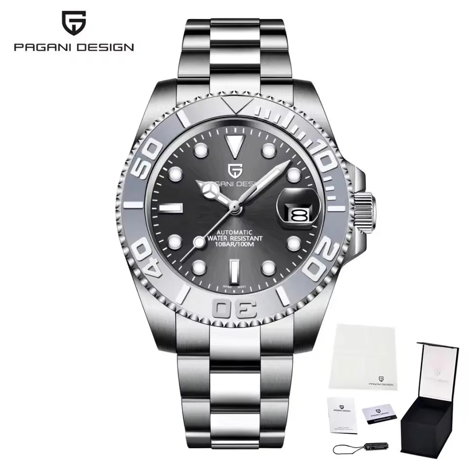 2026 New PAGANI DESIGN PD-1651 V3 Men Mechanical Watch Luxury Sapphire Glass Automatic Watch 40MM Stainless Steel Watch for Men