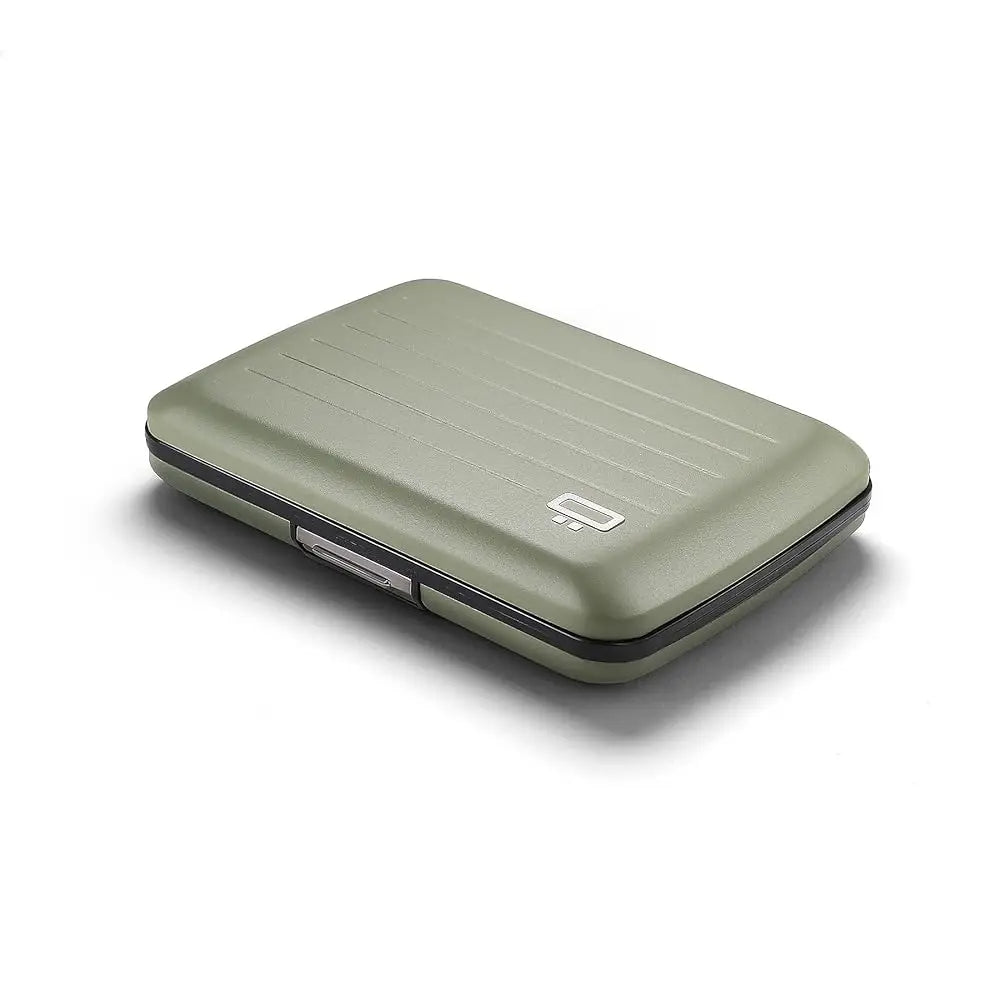 Aluminum card holder with metal lock, RFID protection against fraud and demagnetization, compact wallet, Smart Case