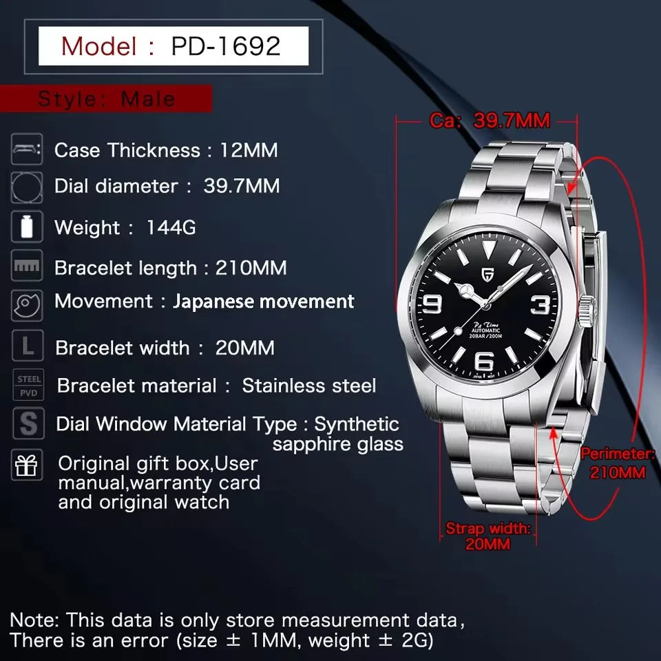 PAGANI DESIGN V3 Version Japan movement Top Brand Luxury Men Watch Fashion Sport Watch Automatic Mechanical Watches for men