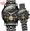 Valentine's Couple Matching Watches Set for Men and Women, Romantic Wedding Gifts, 2-Piece