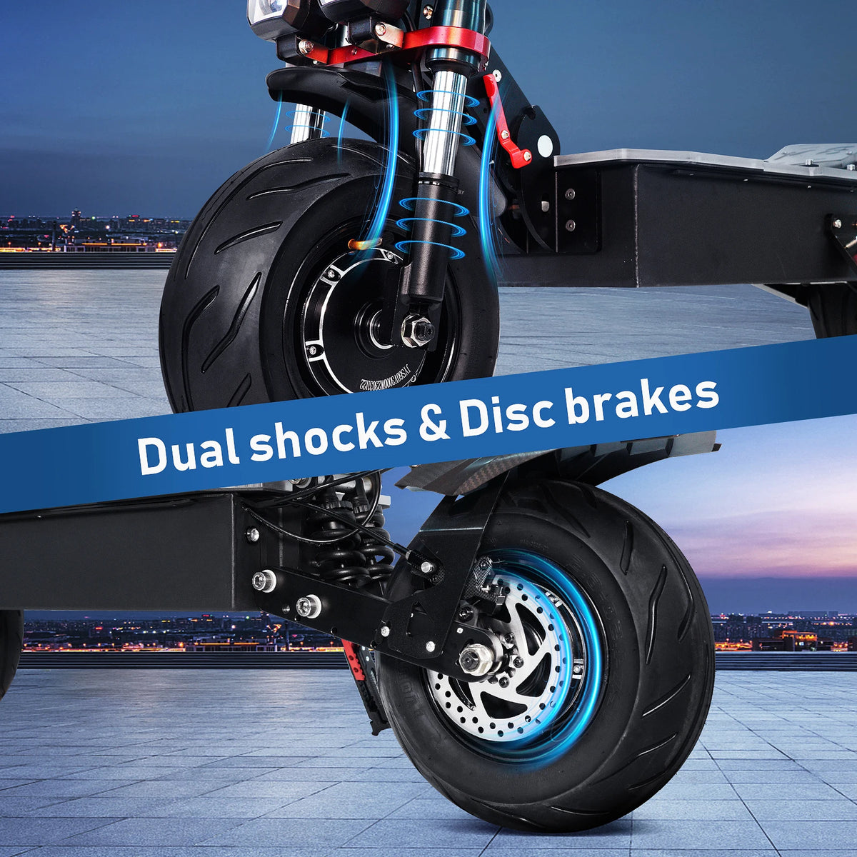 TIFGALOP K8 12 Fat Tireh tire,E-mountain scooter Adult Foldable Electric Scooter 3000W*2 Motor 60V38AH Battery City Escooter