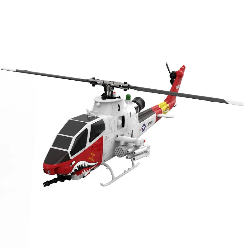 AH-1 Cobra 2.4G 9CH GPS Optical Flow Localization LiDAR TOF Altitude Hold Brushless Motor1:32 Scale RC Helicopter YuXiang F112S