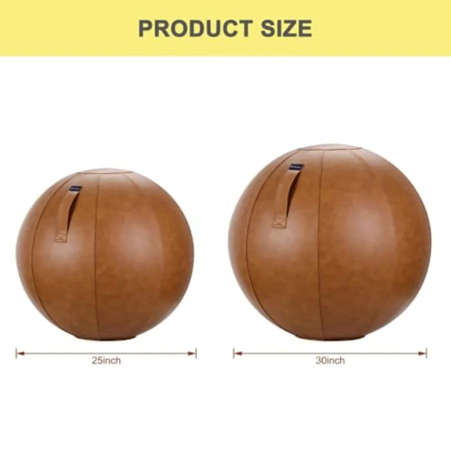 Yoga Exercise Ball Chair for Office and Home Use Balance Ball Chair for Fitness Training Pregnancy Birthing Ball Enhances Postu