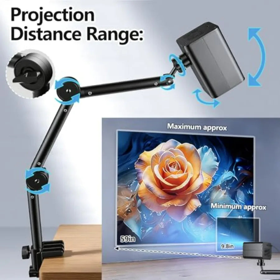 Art Projector for Tracing with Adjustable Stand Web-Based Control No App Needed Drawing Projector Works with iOS Android Great