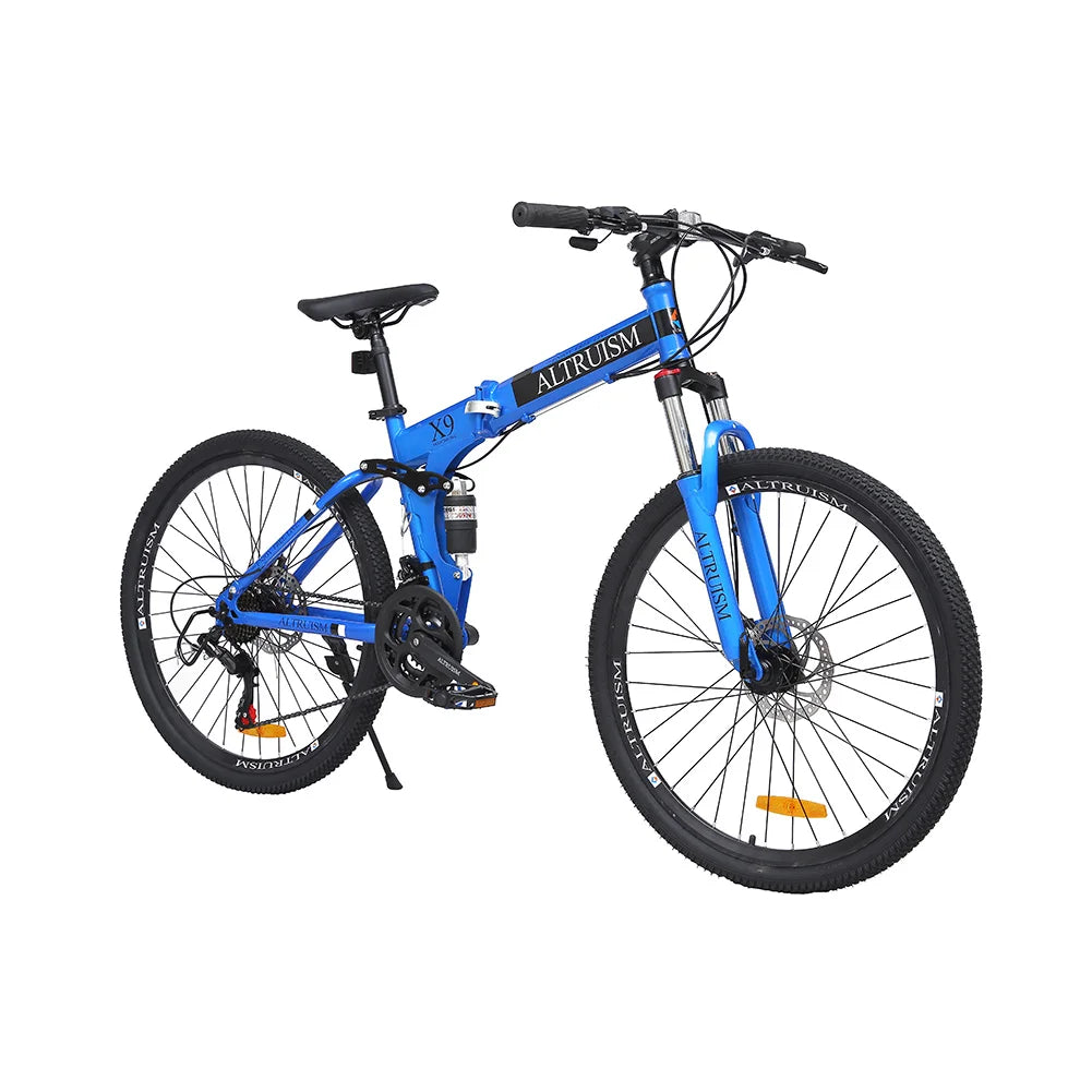 ALTRUISM H6 26" Mountain Bike – Full Suspension MTB with 21-Speed Shimano Gears & Disc Brakes for Adults