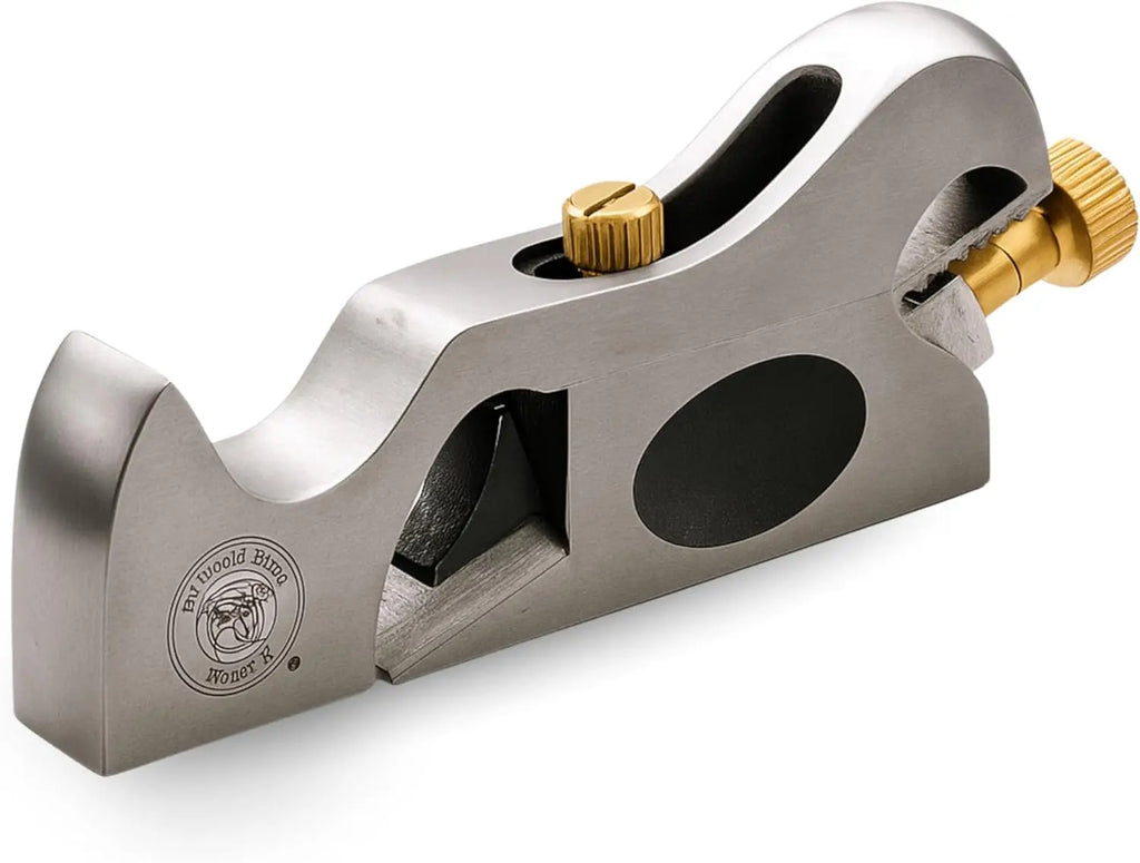 Shoulder and Chisel Hand Plane with 3/4" Blade, Sharp Corners, Black Storage Case - Woodworking Tool