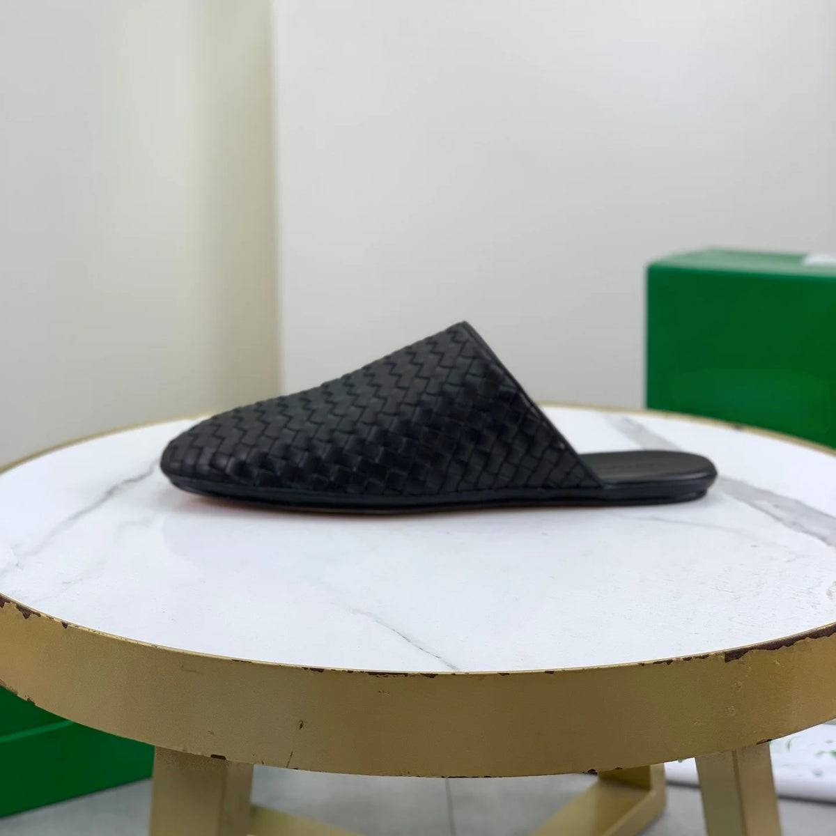 Women's Summer New Fashion Woven Closed-Toe Slippers, Comfortable and Lightweight, Trendy Couple Slippers, Men's Slippers