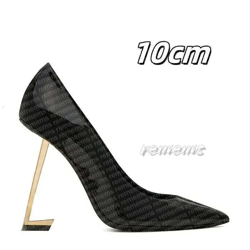 Designers' high heels, women's fishmouth, thin slippers, letters and empty high-heeled sandals, pointed shoes. size 35-41 000