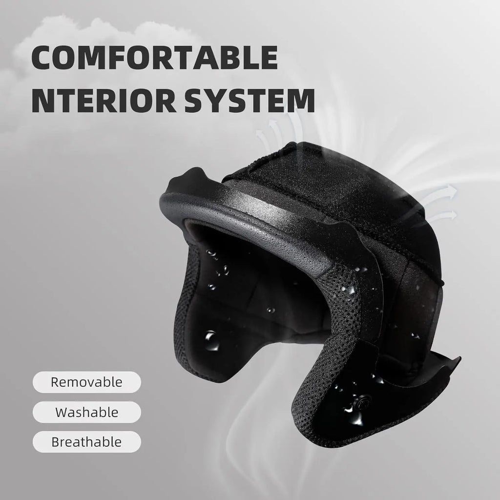 DOT Unisex Motorcycle half Helmets Dual Lens Scooter Moto Helmet Casco village Riding capacete de moto motocross Helmets