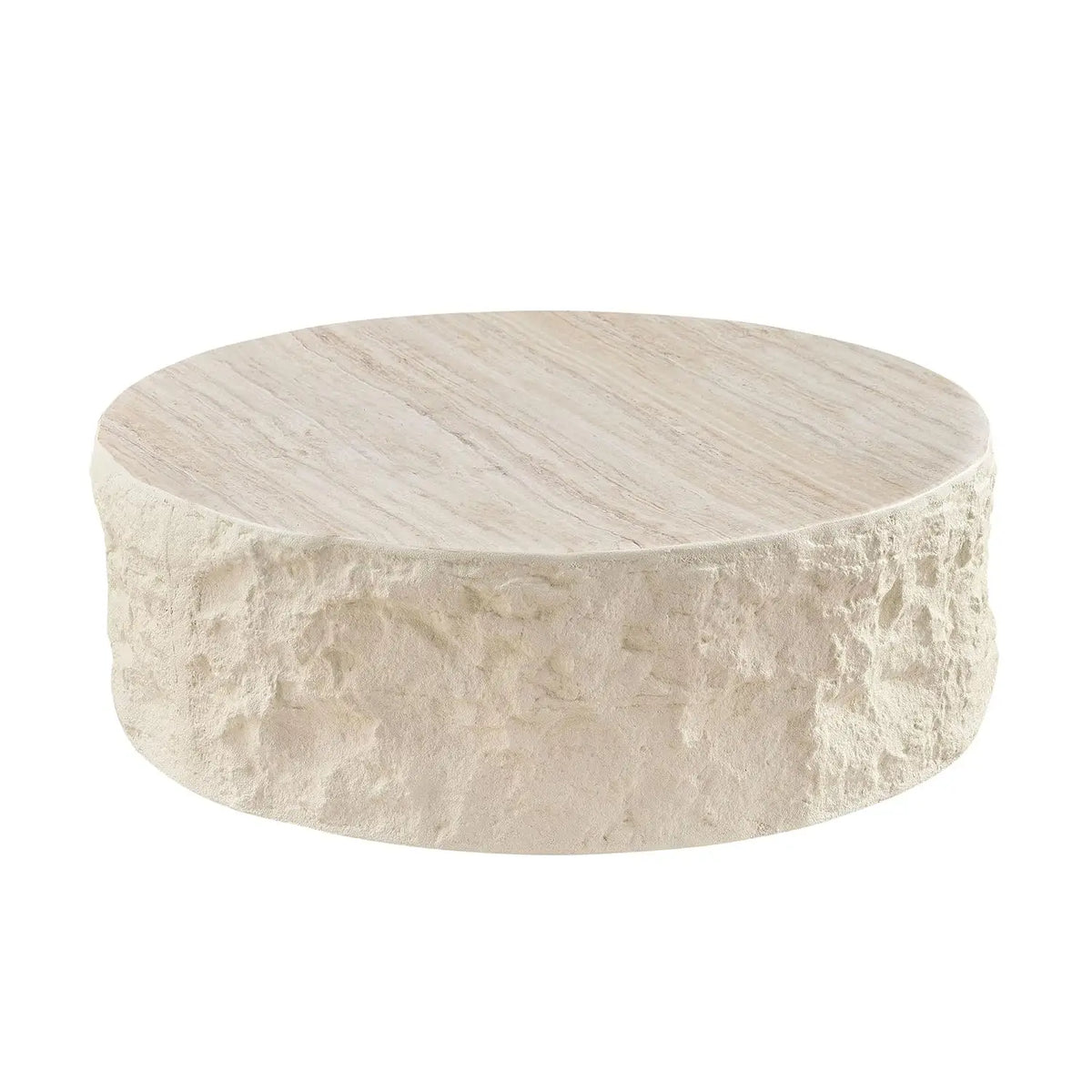 Round Coffee Table Set of 2,Marble Grain Circke NestingTable Set for Living Room, Bedroom, Apartment, Office No, Customized