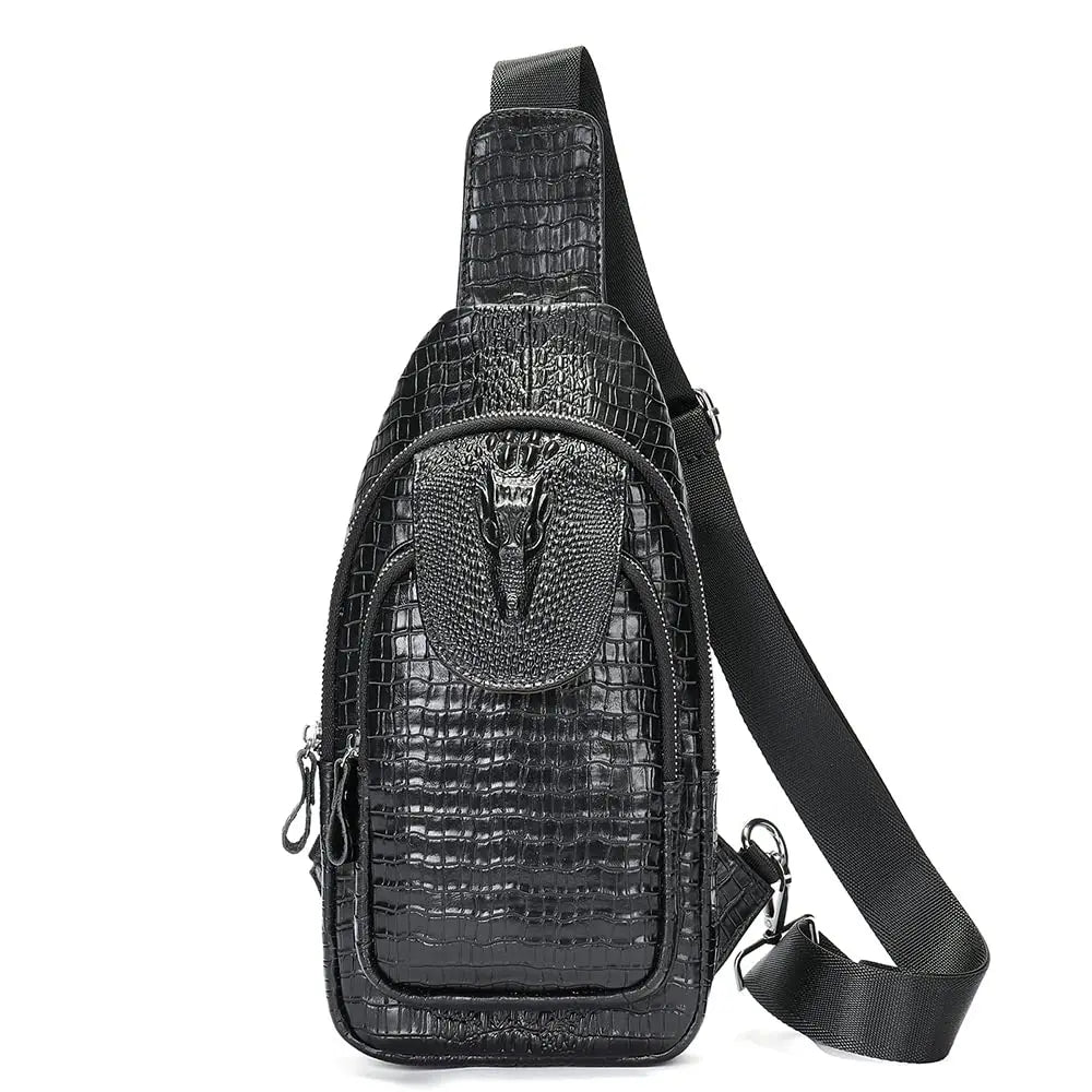 Genuine Leather Sling Bag for Men
