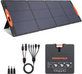 220W Portable Solar Panel, IP68 Waterproof Foldable for Power Stations, 25% High Efficiency Outdoor Camping RV Trip