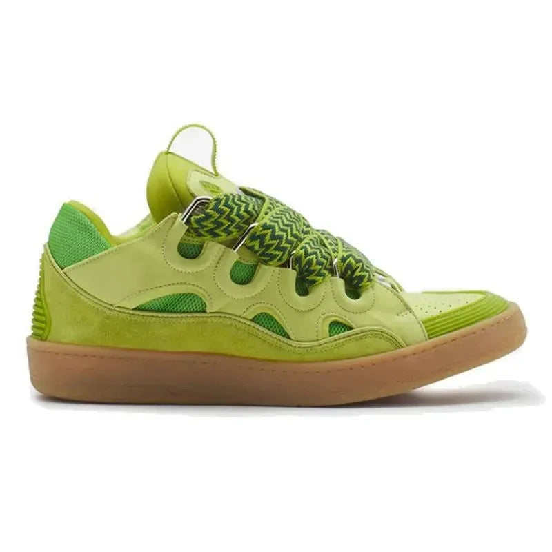 2026 New Couple Retro Dad Shoes Men's Women's Thick Sole High Top Breathable Versatile Platform Sneakers