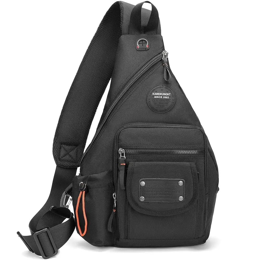 Sling Bag Backpack, 13.3'' 14.1'' Laptop Bag Crossbody Shoulder Chest Backpacks Travel Outdoors for Men Women