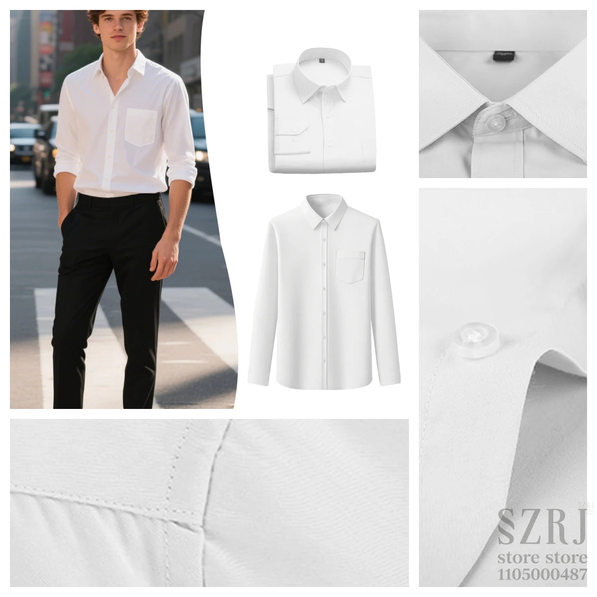 Men's 5-piece vertical striped suit+double button jacket+pants+white shirt+blue tie, suitable for wedding/business/daily wear