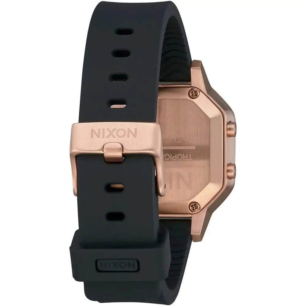 NIXON Siren SS A1211-100m Water Resistant Women's Digital Sport Watch (36mm Watch ace, 18mm-16mm Silicone Band)