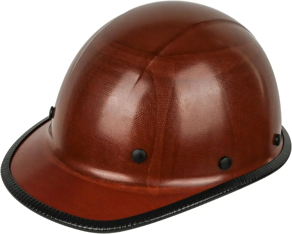 Fiberglass Full Brim Hard Hat, OSHA & ANSI Rated Safety Helmet with Brim Guard for Men