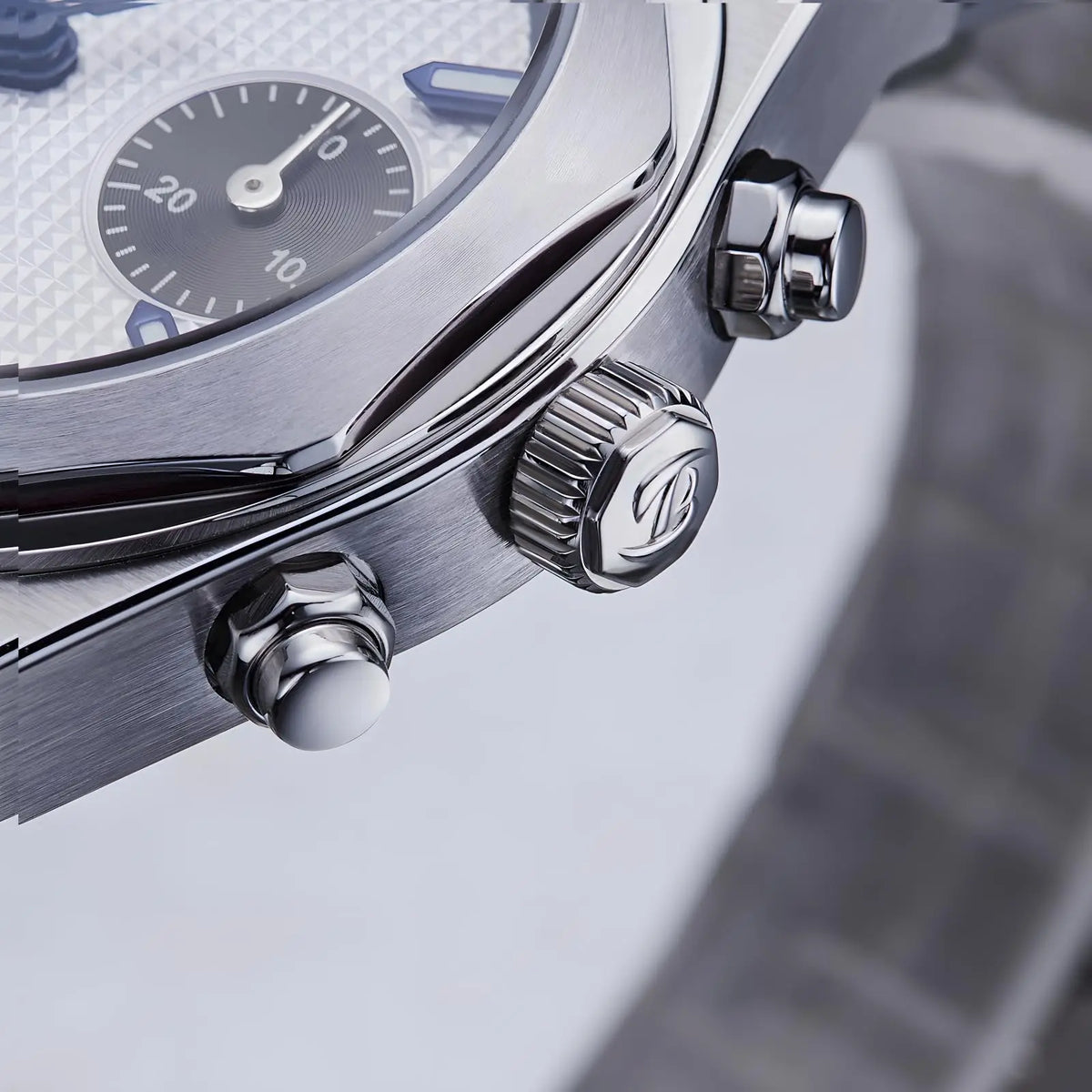 BETTIMER B8002 Men's Mechanical Chronograph Watch ST1903 Movement 38.5mm 316L Stainless Steel Sapphire Luminous Watches for Men