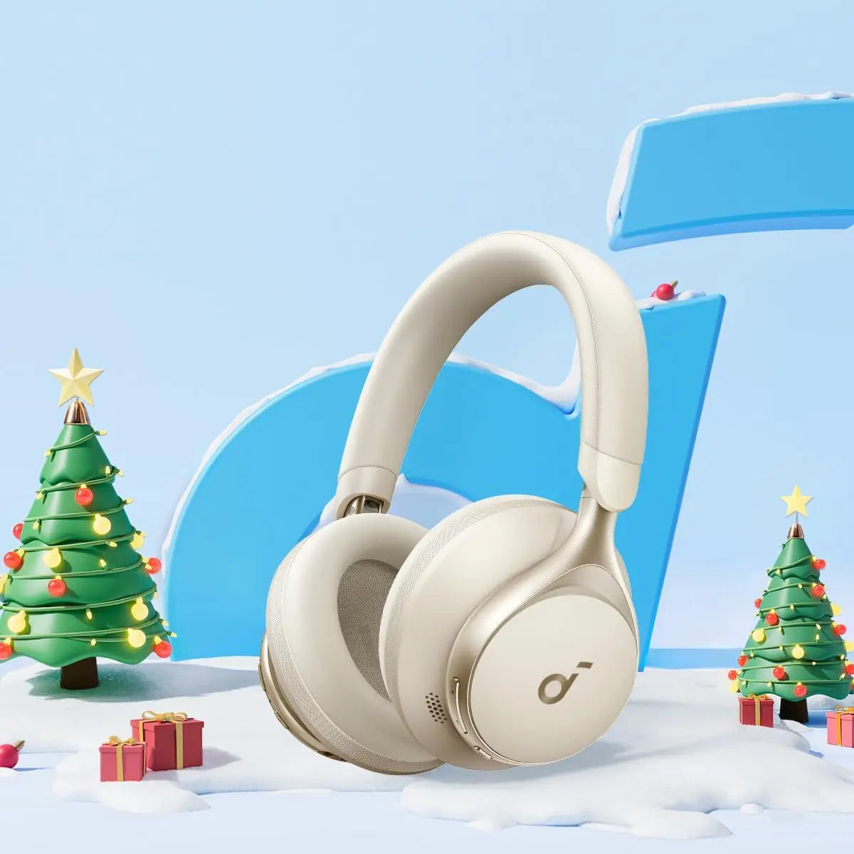Space One Active Noise Cancelling Headphones: 40H ANC Playtime, App Control, LDAC Hi-Res Audio, Bluetooth 5.3