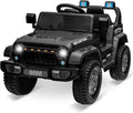 12V Kids Electric Ride-on Truck Battery Powered Toy Car with Remote Control, 3 Speeds, Spring Suspension, LED Lights & Music/MP3