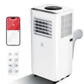 10000BTU Portable Air Conditioner Smart AC Unit with App Remote Control 4-in-1 Cooling Heating Dehumidifier Fan for Rooms up to