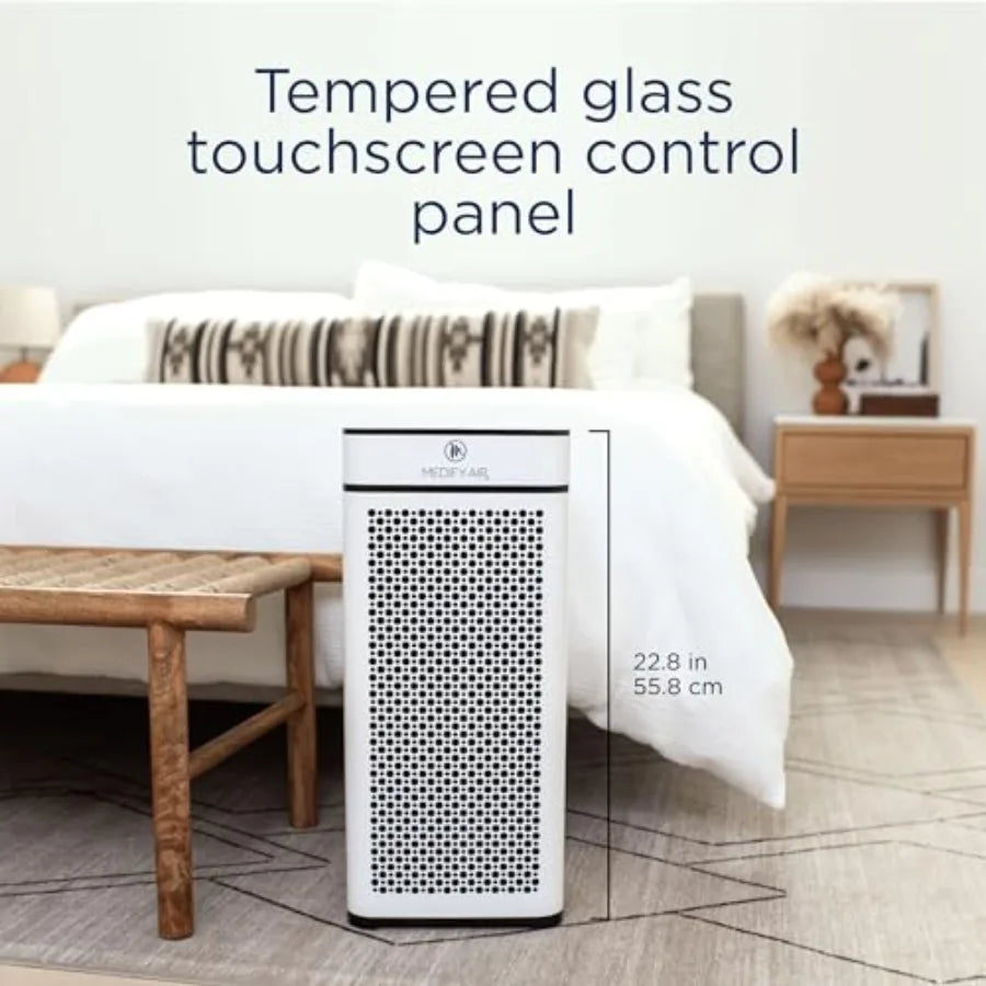 Medify MA-40 Air Purifier with True HEPA H13 Filter 1793 ft Coverage in 1hr for Smoke Wildfires Odors Pollen Pets Removal to 0.